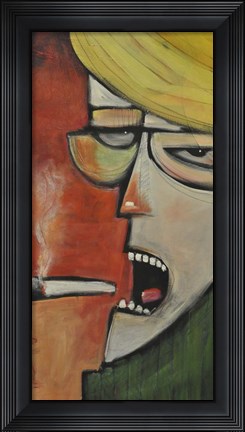 Framed Literary Critic Print