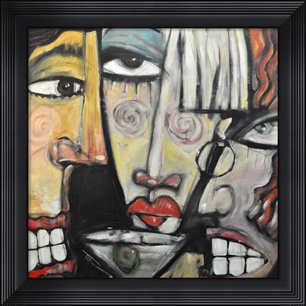 Framed Trouble At Martini Bar Print