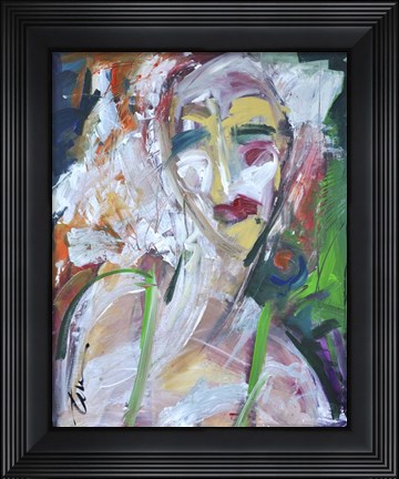Framed Woman At Jazz Club Print