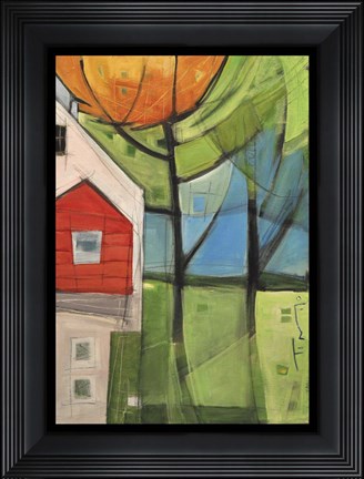 Framed House In Trees Print