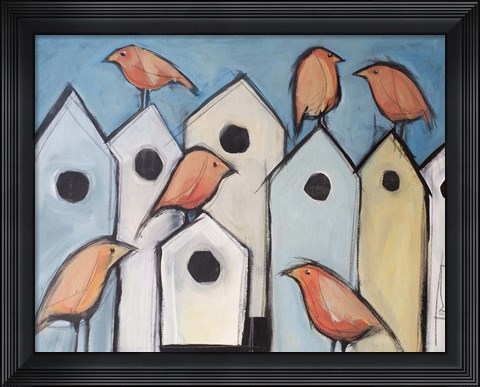 Framed Bird Condos Print