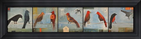 Framed Birds Know Series Print