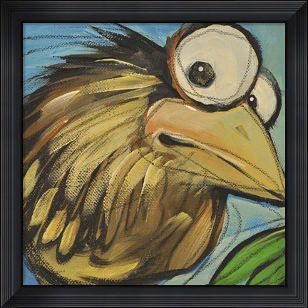 Framed Feather Bird 24 Print