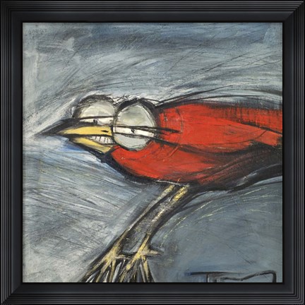 Framed Holding On Print