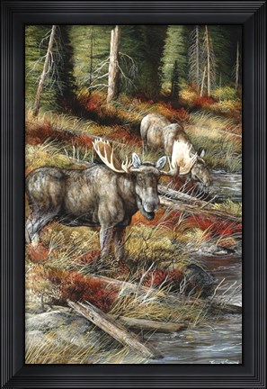 Framed At Water&#39;s Edge Print