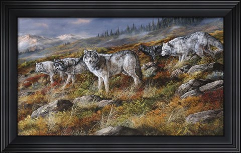 Framed Autumn In Alaska Print