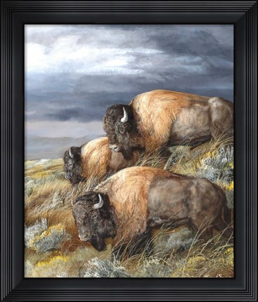 Framed Distant Thunder Print