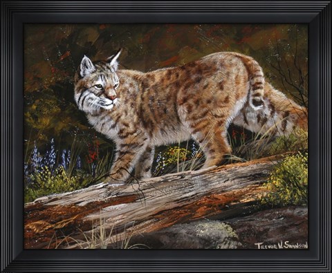 Framed Glancing Back Print