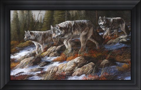 Framed Hunters Of Dusk Print