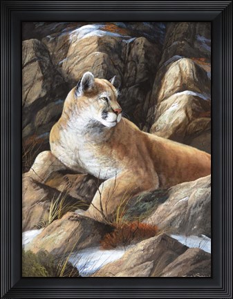 Framed Last Warm Rays Print
