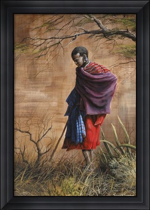 Framed Lone Warrior 2 Print