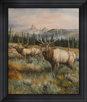 Framed October Gathering Print