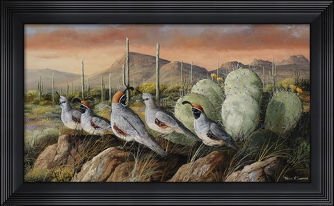Framed Panther Peak Covey Print