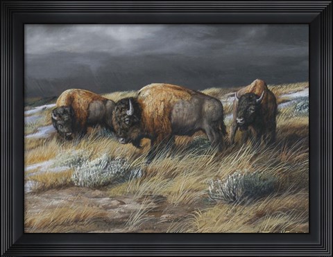 Framed Storm Remnants Print