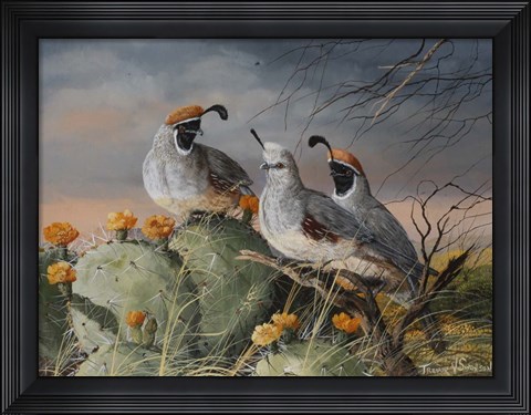 Framed Stormy Spring Print