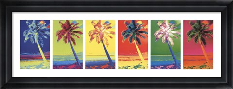 Framed Pop Art Palms Print