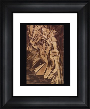 Framed Nude Descending Staircase Print