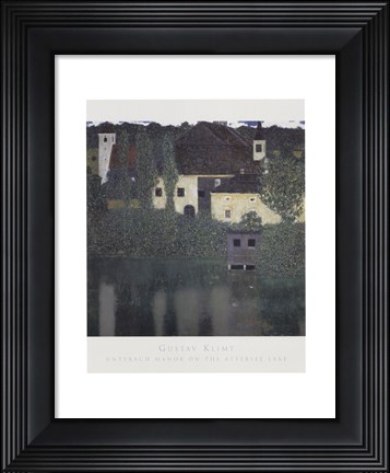Framed Unterach Manor Print