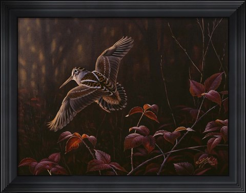 Framed Twittering Wings Print
