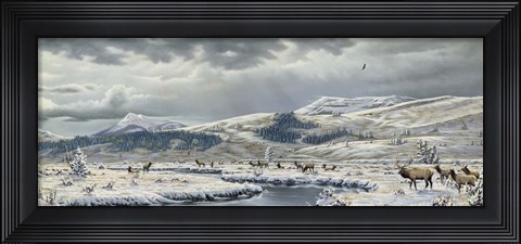 Framed September Snow Print