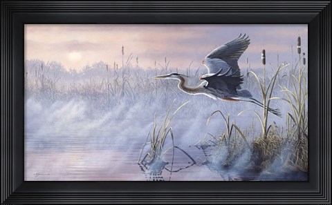 Framed Rising Marsh Print