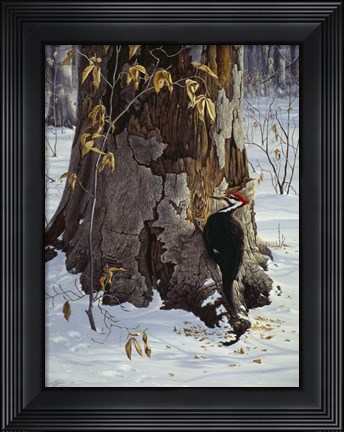 Framed Working The Base Print