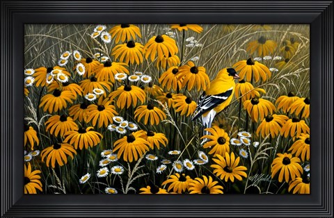 Framed Summer Gold Print