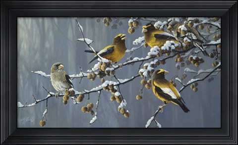 Framed Winter's Treat Print