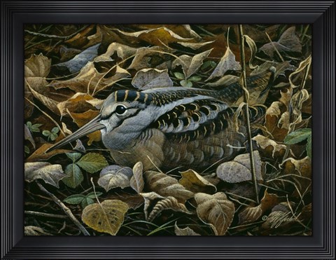 Framed Sitting Tight Print