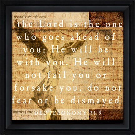 Framed Deuteronomy 3v18 Print