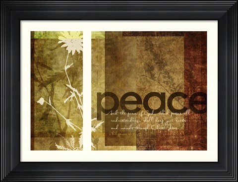 Framed Peace Print