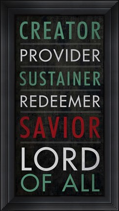 Framed Savior Print