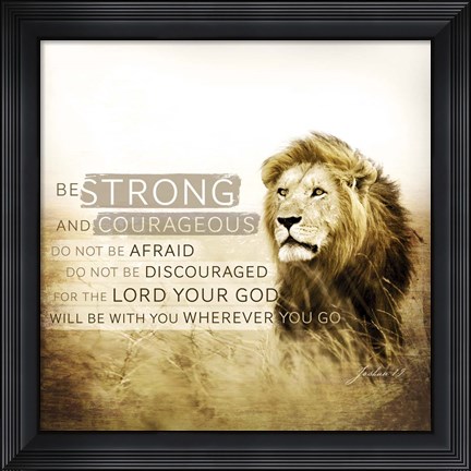 Framed Strength Print