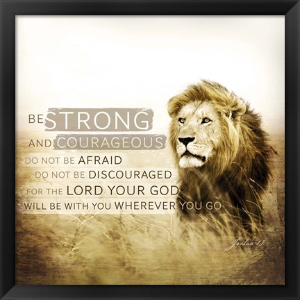 Framed Strength Print