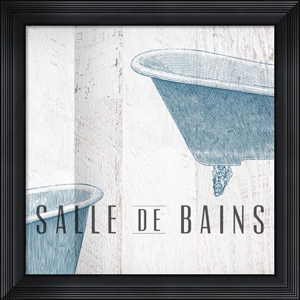 Framed Salle de Bains I Print
