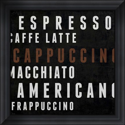 Framed Coffee Kitchen II Print