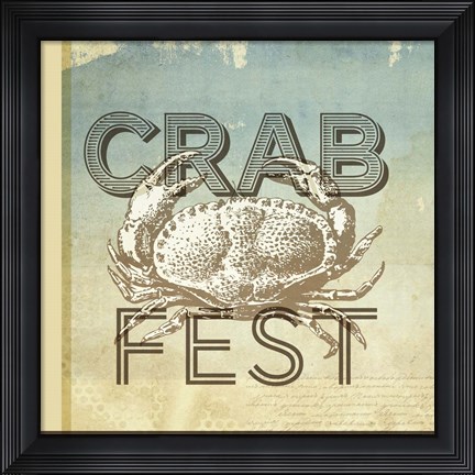 Framed Crab Fest Print