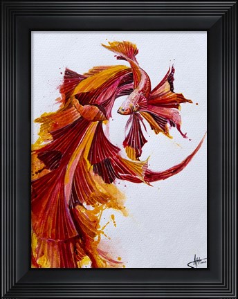 Framed Ignite Vertical Print