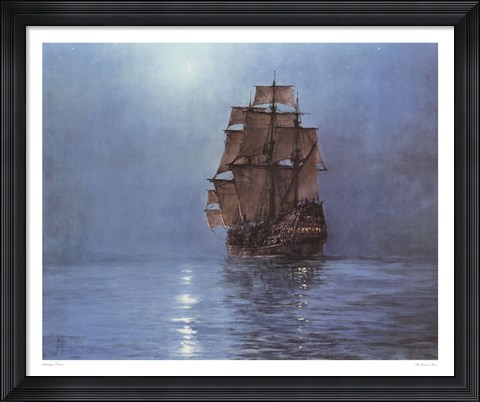 Framed Crescent Moon Print