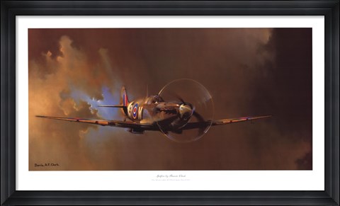 Framed Spitfire Print