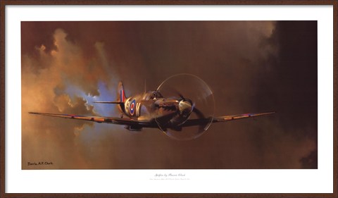 Framed Spitfire Print