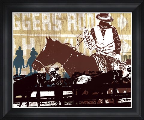 Framed Americana I Print