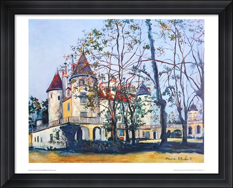 Framed Le Chateau Print