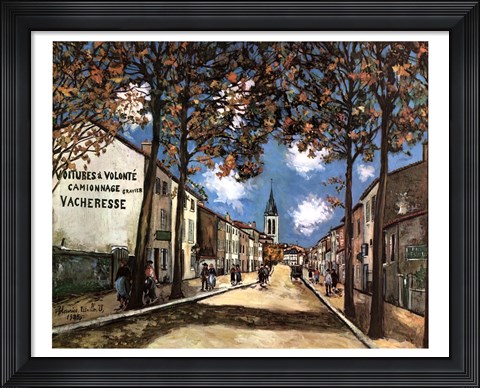 Framed St. Romaine Quarter Print