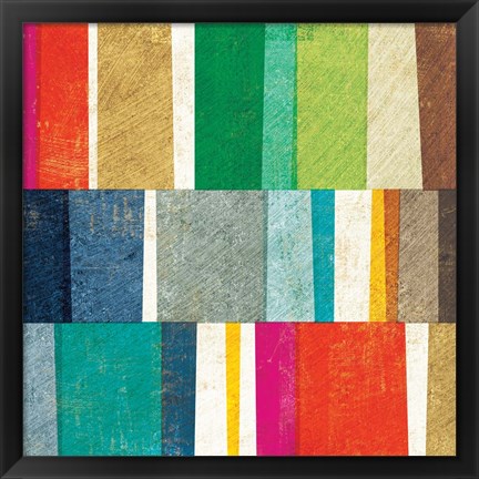 Framed Colorful Abstract Print