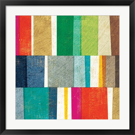 Framed Colorful Abstract Print