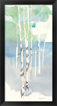 Framed Aspens Panel I Print