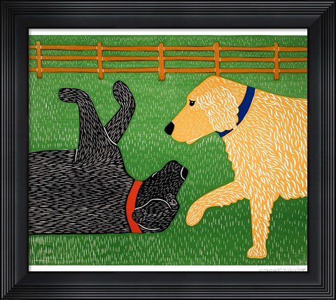 Framed Come on Sally Print