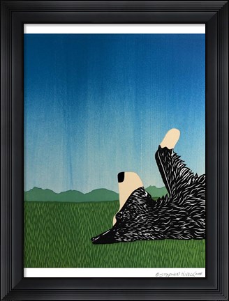 Framed Day Dreaming Bordor Print