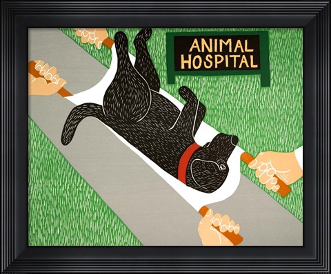 Framed Animal Hospital Print